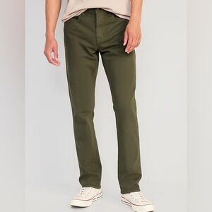 Old Navy Men's Khaki Chinos Straight Slim Built-In Flex - Size 30